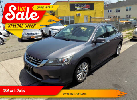 2014 Honda Accord for sale at GSM Auto Sales in Linden NJ