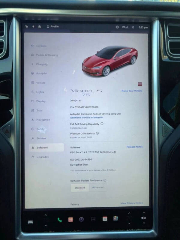 2017 Tesla Model S 75