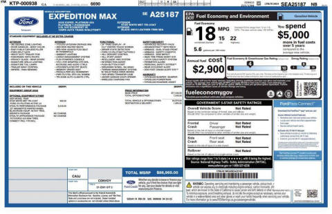 2025 Ford Expedition MAX Platinum