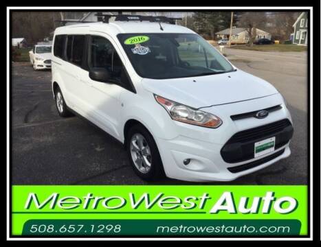 2016 Ford Transit Connect Wagon for sale at Metro West Auto in Bellingham MA