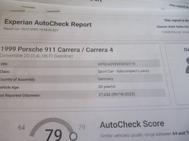 1999 Porsche 911 Carrera