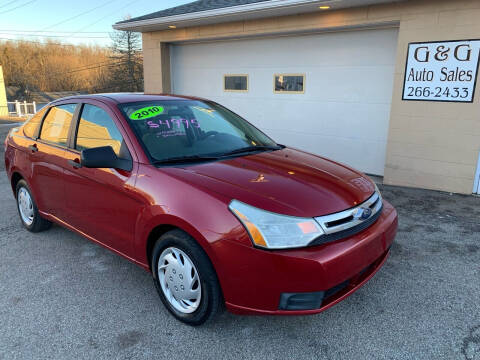 2010 Ford Focus for sale at G & G Auto Sales in Steubenville OH