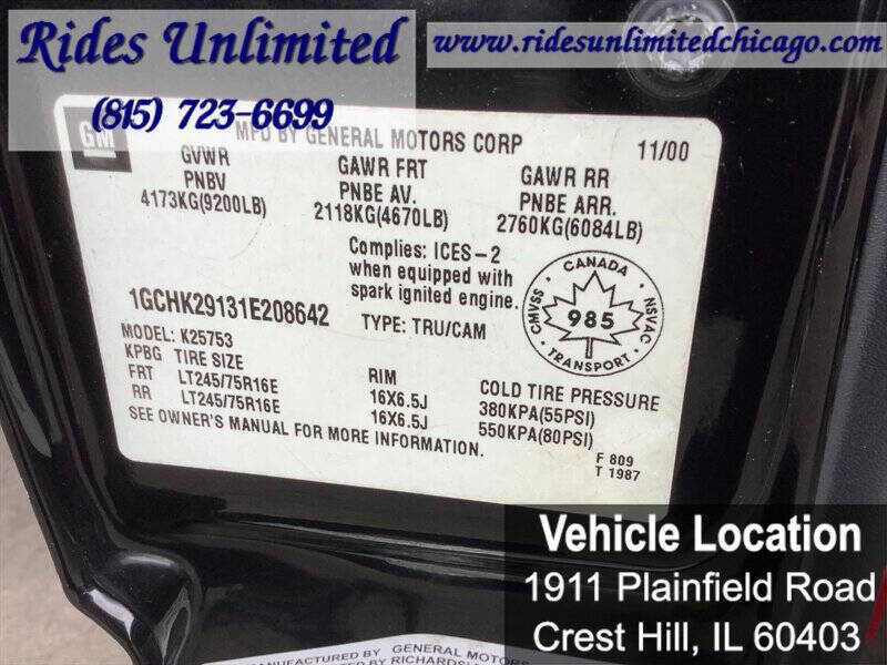 2001 Chevrolet Silverado 2500HD
