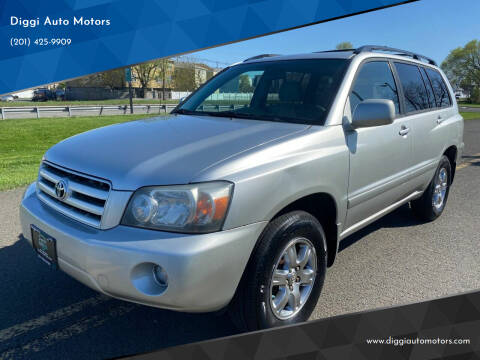 2006 Toyota Highlander for sale at Diggi Auto Motors in Jersey City NJ
