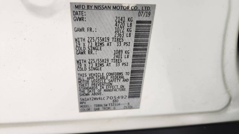 2020 Nissan Rogue SL