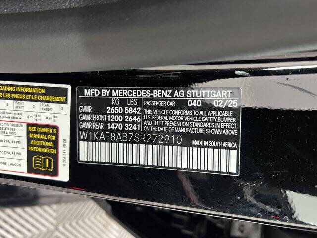 2025 Mercedes-Benz C-Class AMG C 63 S E Performance