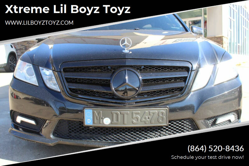 2011 Mercedes-Benz E-Class for sale at Xtreme Lil Boyz Toyz in Greenville SC