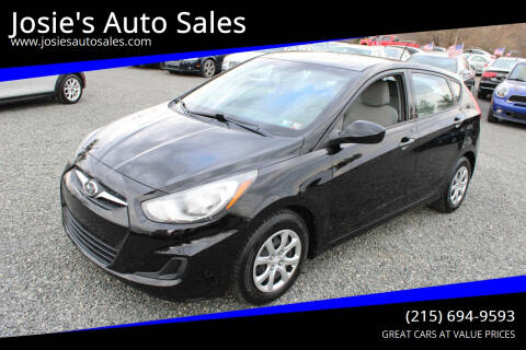 2014 Hyundai Accent for sale at Josie's Auto Sales in Gilbertsville PA