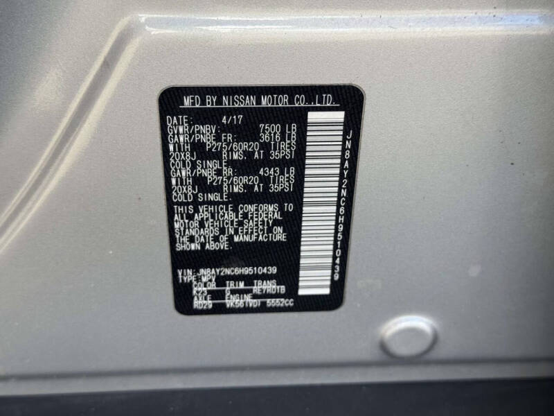 2017 Nissan Armada