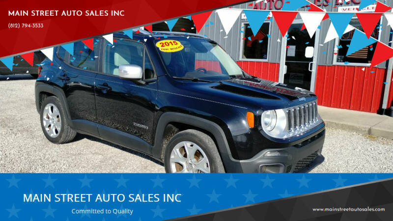 2015 Jeep Renegade for sale at MAIN STREET AUTO SALES INC in Austin IN