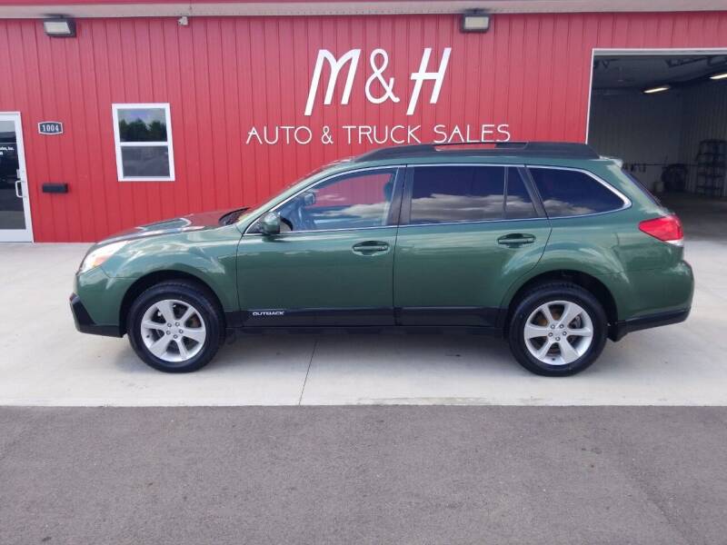 2013 Subaru Outback for sale at M & H Auto & Truck Sales Inc. in Marion IN