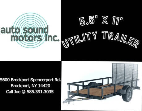 2025 Steel Utility Trailer 5.5' x 11' for sale at Auto Sound Motors, Inc. - Trailers in Brockport NY