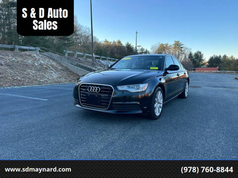 2015 Audi A6 for sale at S & D Auto Sales in Maynard MA