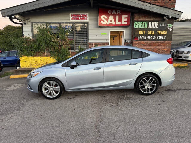 2017 Chevrolet Cruze for sale at Green Ride LLC in NASHVILLE, TN