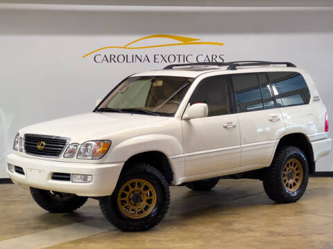 1999 Lexus LX 470 for sale at Carolina Exotic Cars & Consignment Center in Raleigh NC