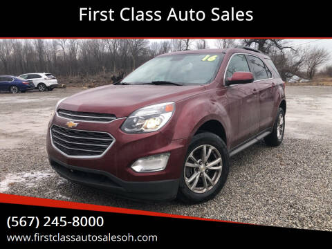 2016 Chevrolet Equinox for sale at First Class Auto Sales MI in Erie MI