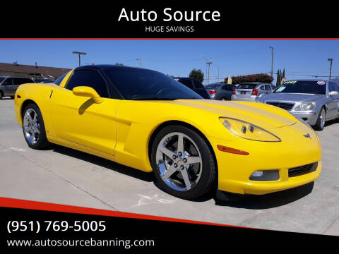 2007 Chevrolet Corvette for sale at Auto Source in Banning CA