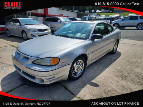 2005 Pontiac Grand Am for sale at CRAIGE MOTOR CO in Durham NC