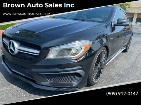 2014 Mercedes-Benz CLA for sale at Brown Auto Sales Inc in Upland CA