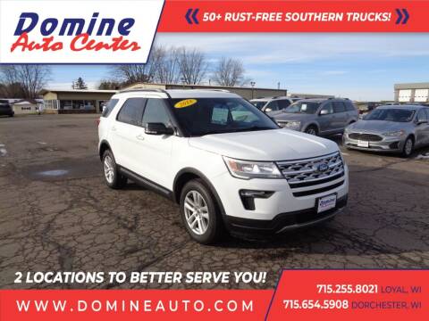 2018 Ford Explorer for sale at Domine Auto Center in Loyal WI