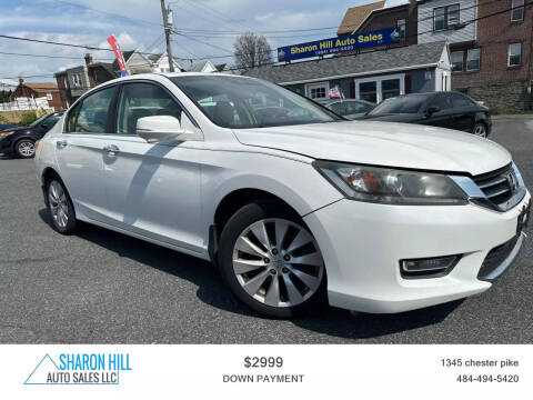 2013 Honda Accord for sale at Sharon Hill Auto Sales LLC in Sharon Hill PA