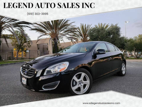 2012 Volvo S60 for sale at Legend Auto Sales Inc in Lemon Grove CA