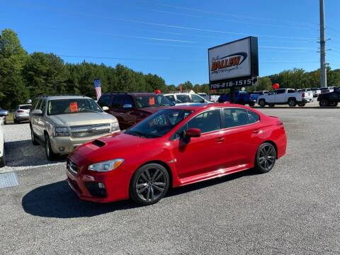 2016 Subaru WRX for sale at Billy Ballew Motorsports in Dawsonville GA
