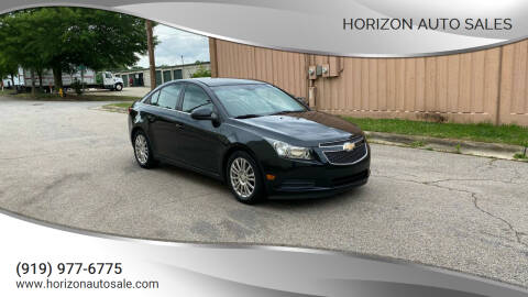 2012 Chevrolet Cruze for sale at Horizon Auto Sales in Raleigh NC