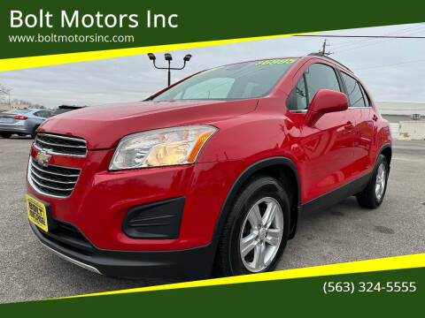 2015 Chevrolet Trax for sale at Bolt Motors Inc in Davenport IA