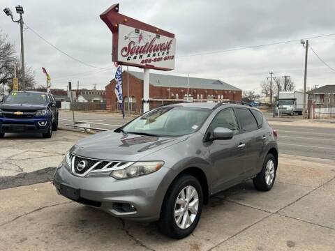 2013 Nissan Murano for sale at Southwest Car Sales in Oklahoma City OK