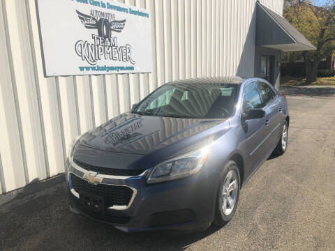 2014 Chevrolet Malibu for sale at Team Knipmeyer in Beardstown IL