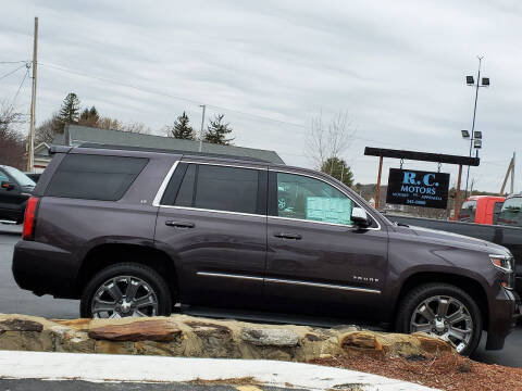 2016 Chevrolet Tahoe for sale at R C Motors in Lunenburg MA