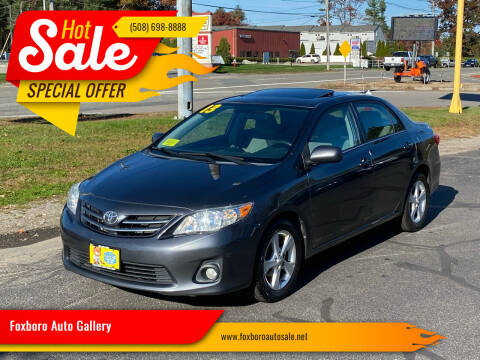 2013 Toyota Corolla for sale at Foxboro Auto Gallery in Foxboro MA