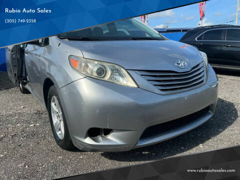 2011 Toyota Sienna for sale at Rubio Auto Sales in Homestead FL