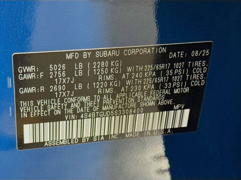 2025 Subaru Outback Wilderness