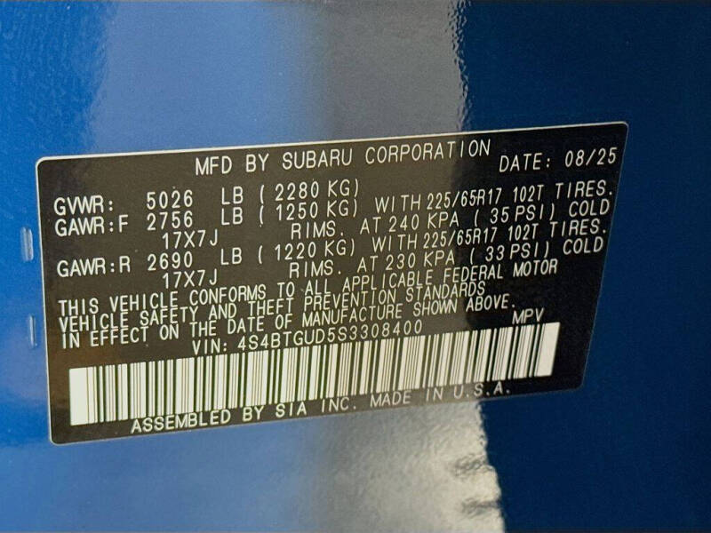 2025 Subaru Outback Wilderness