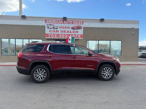 2018 GMC Acadia for sale at American Auto Sales in Las Vegas NV