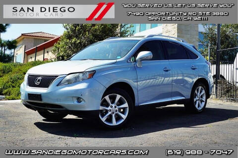 2010 Lexus RX 350 for sale at San Diego Motor Cars LLC in Spring Valley CA