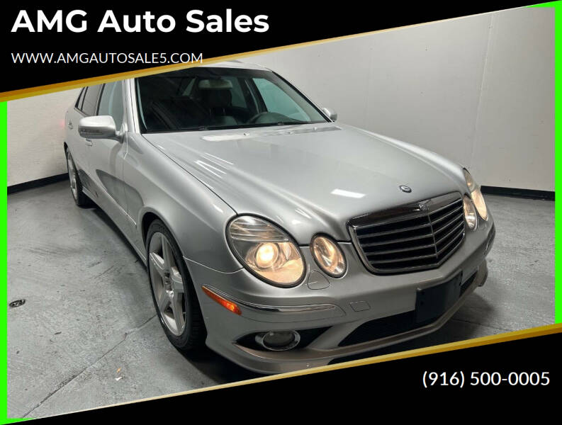 2009 Mercedes-Benz E-Class for sale at AMG Auto Sales in Rancho Cordova CA