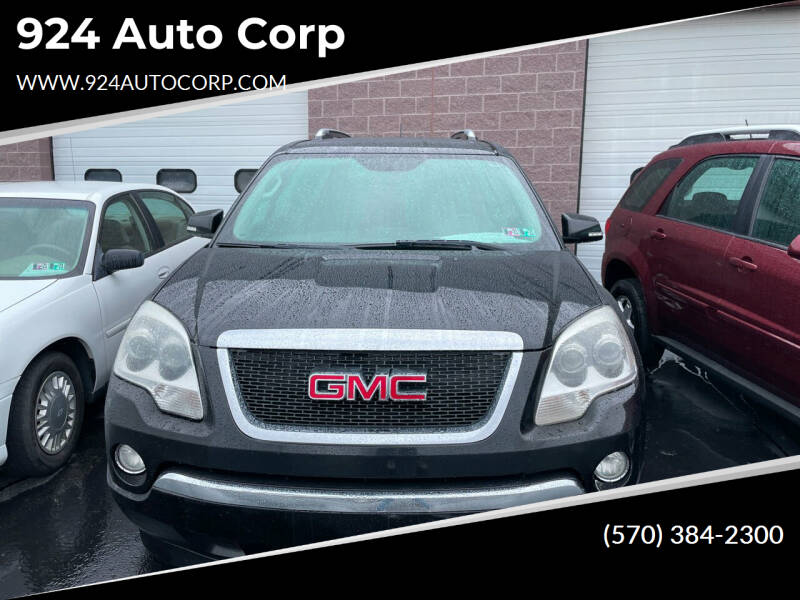2009 GMC Acadia for sale at 924 Auto Corp in Sheppton PA