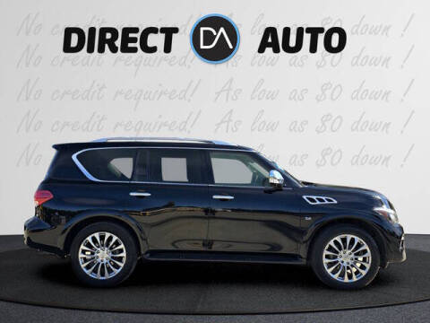 2015 Infiniti QX80 for sale at Direct Auto in Biloxi MS