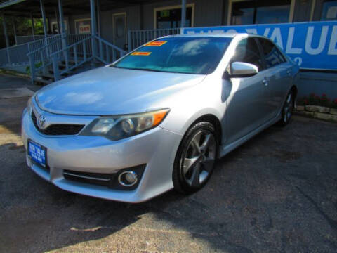 2013 Toyota Camry for sale at AUTO VALUE FINANCE INC in Houston TX