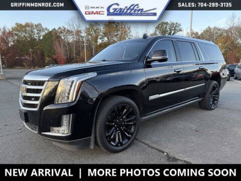 2016 Cadillac Escalade ESV for sale at Griffin Buick GMC in Monroe NC