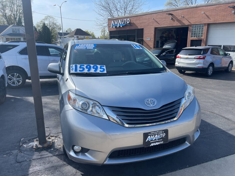 2014 Toyota Sienna for sale at AM AUTO SALES LLC in Milwaukee WI