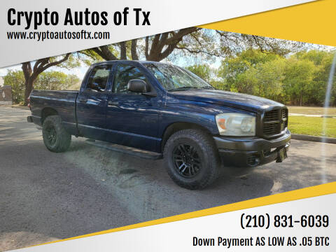 2008 Dodge Ram Pickup 1500 for sale at Crypto Autos Of Tx in San Antonio TX