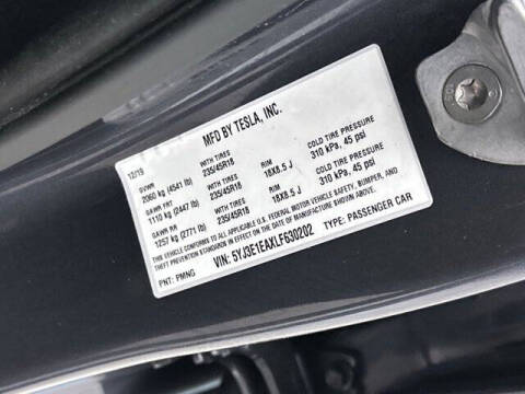 2020 Tesla Model 3 Standard Range Plus