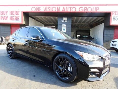 2015 Infiniti Q50 for sale at One Vision Auto in Hollywood FL