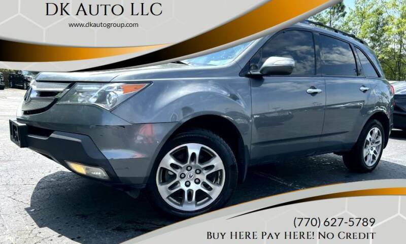 2008 Acura MDX for sale at DK Auto LLC in Stone Mountain GA