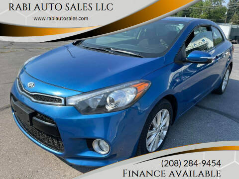 2014 Kia Forte Koup for sale at RABI AUTO SALES LLC in Garden City ID