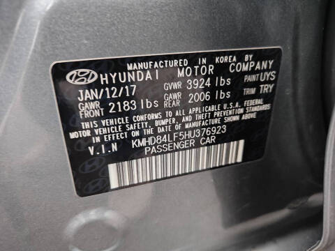 2017 Hyundai Elantra Value Edition